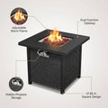 Outdoor Propane Fire Pit Table