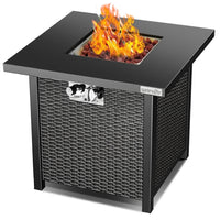 Outdoor Propane Fire Pit Table — Studio Shot